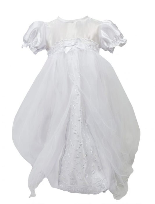 Floral band dress with flower peeping design